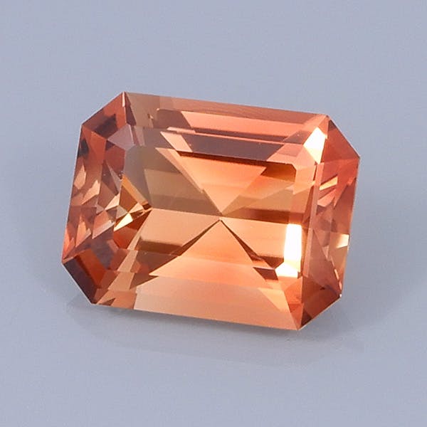 Finished version of Mixed Radiant Emerald Cut Sunstone