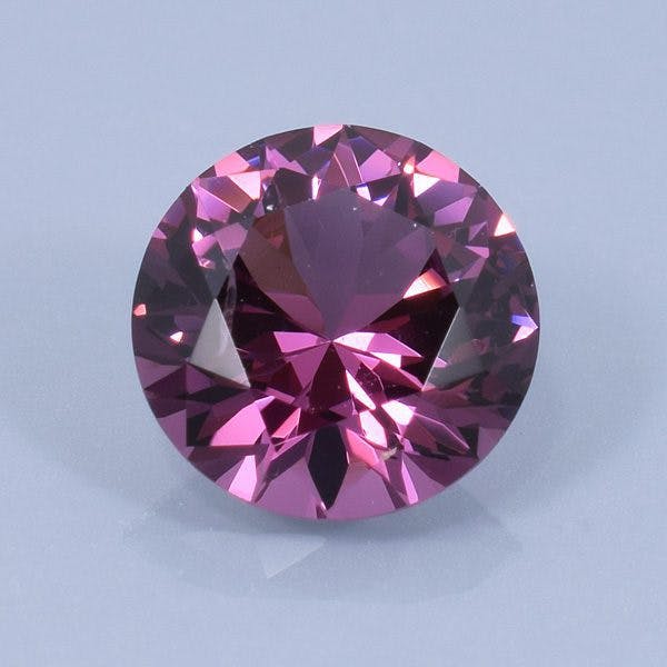 Finished version of Fancy Round Brilliant Cut Spinel