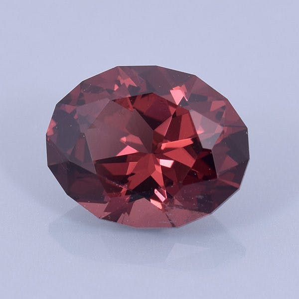 Finished version of Brilliant Oval Cut Spinel