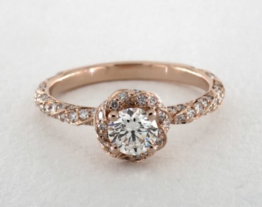 Best Diamond Color for Rose Gold Rings International Gem Society