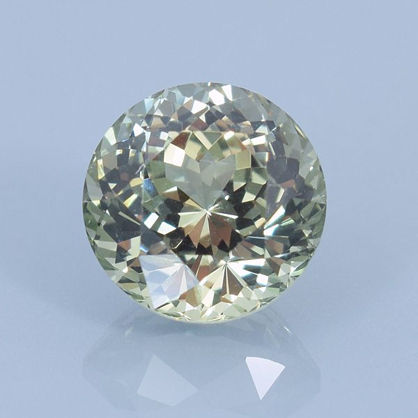 Finished version of Portuguese Brilliant Cut Sapphire