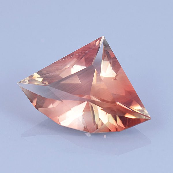 Finished version of Custom Fan Cut Sunstone