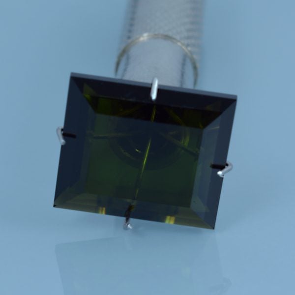 Finished version of Tablet or Picture Frame Cut Tourmaline