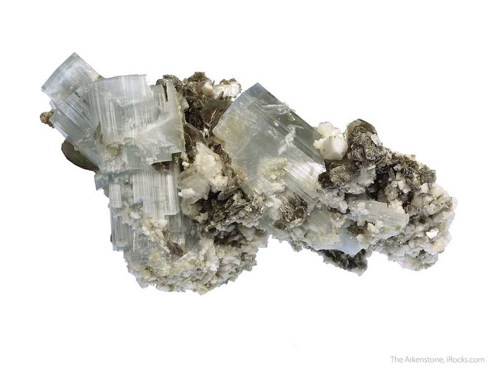 aquamarine rough and cut set - 02