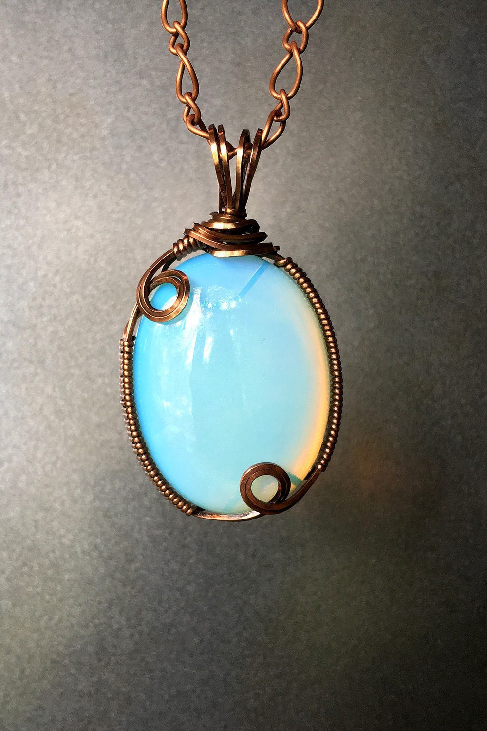 opalite jewelry - glass gemstones