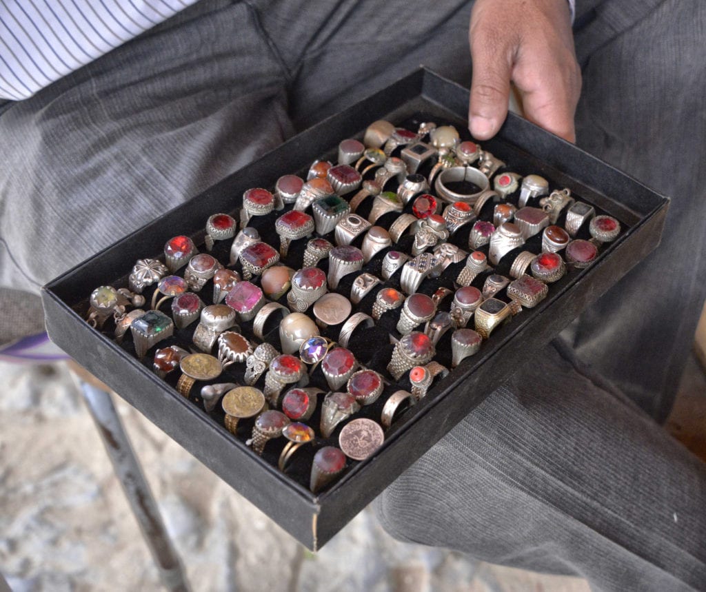 antique gemstone rings