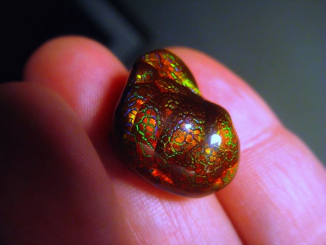 fire agate - phenomenal gems