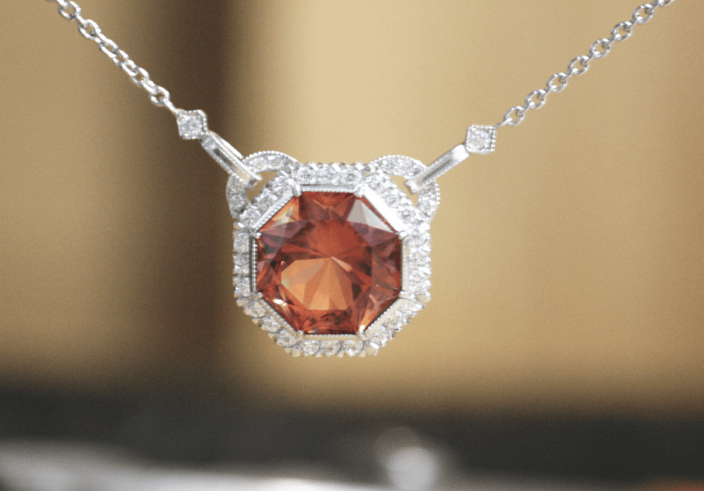 Oregon sunstone pendant