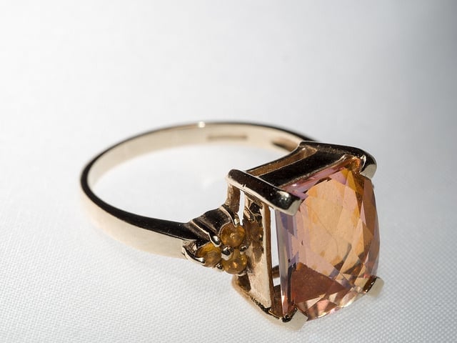 topaz ring - transposing faceting angles