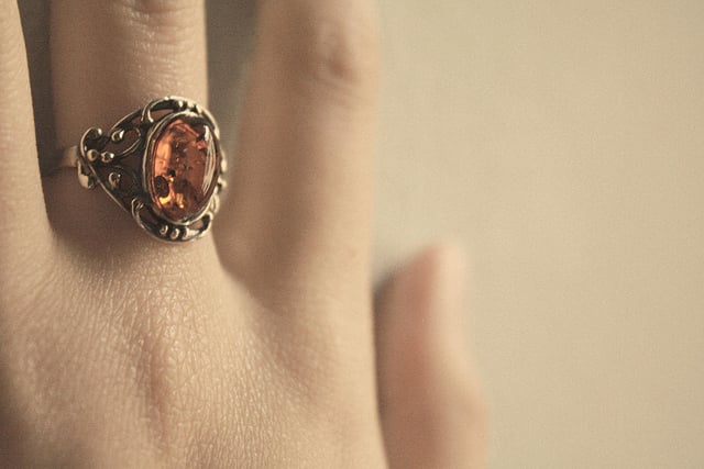 amber ring