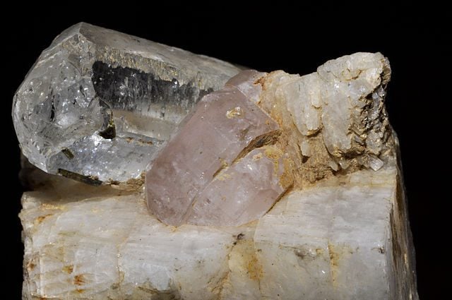 pink apatite - normal light