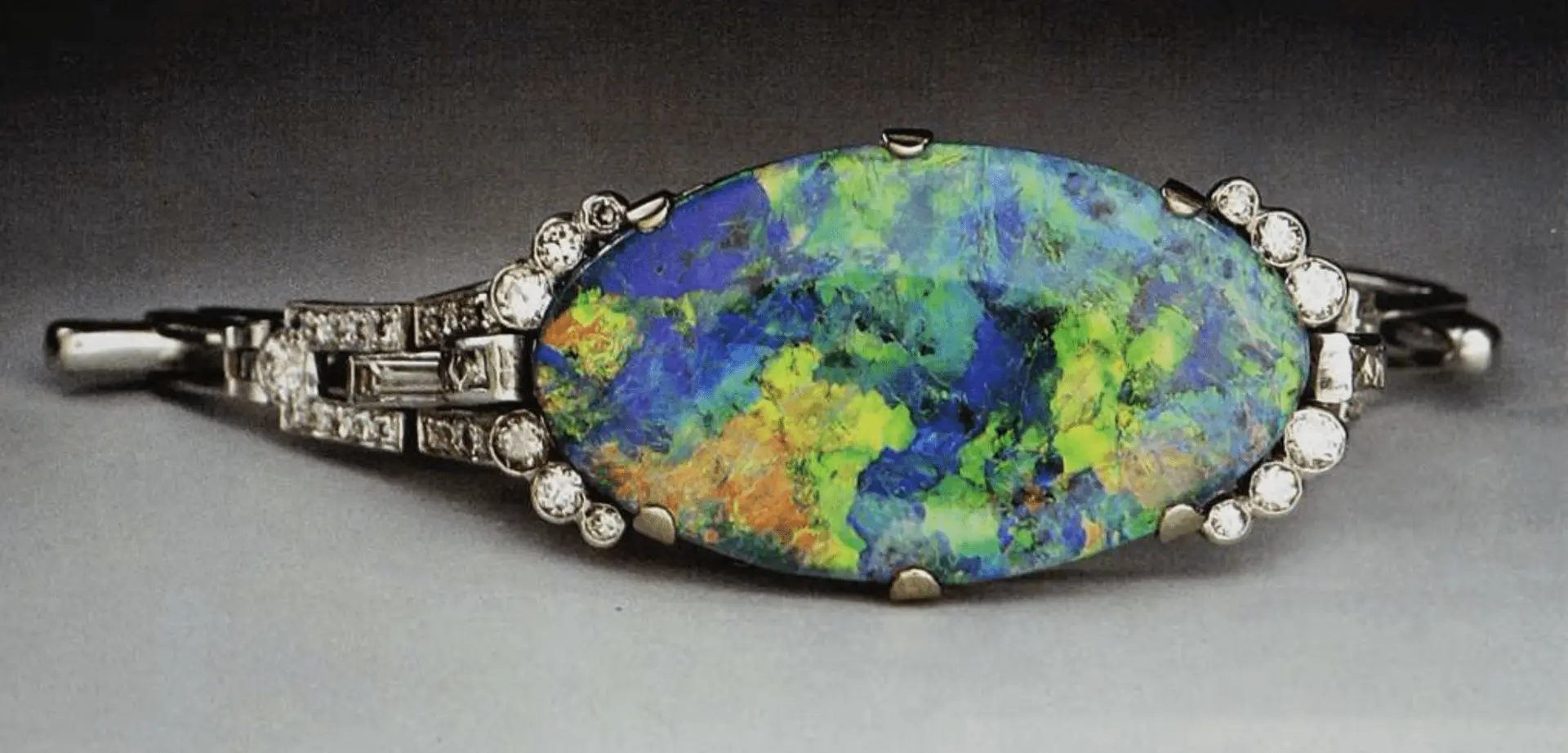 black opal bracelet - opal gems