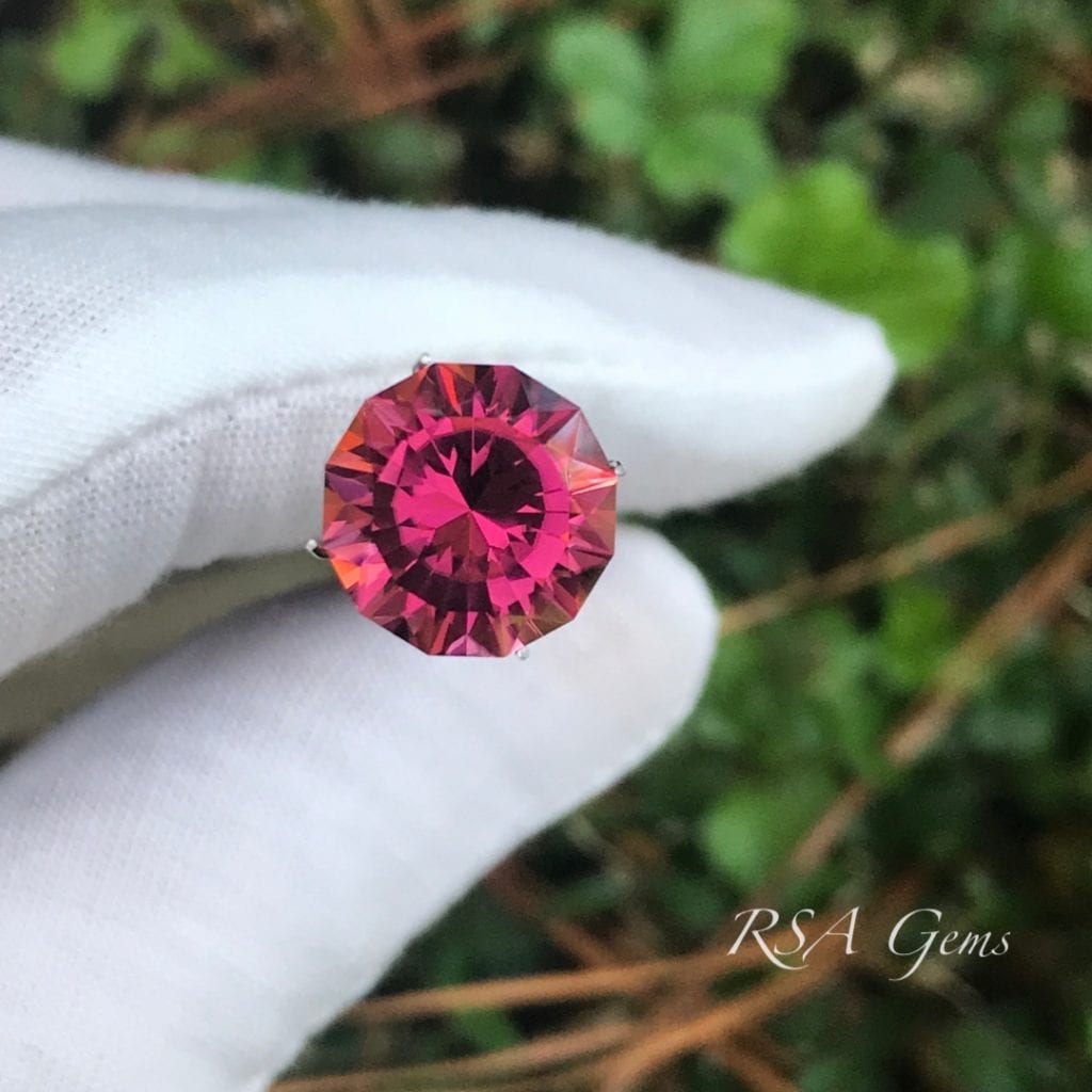 hot pink tourmaline - Nigeria