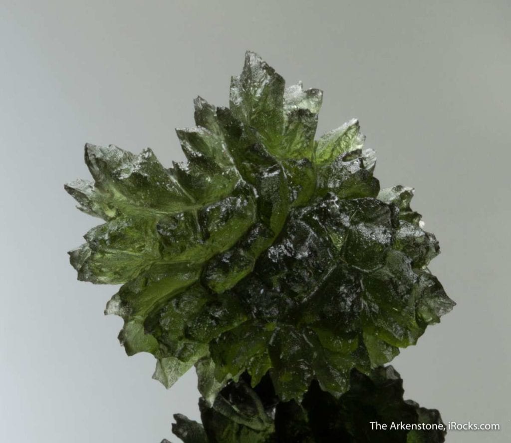 moldavite display specimen