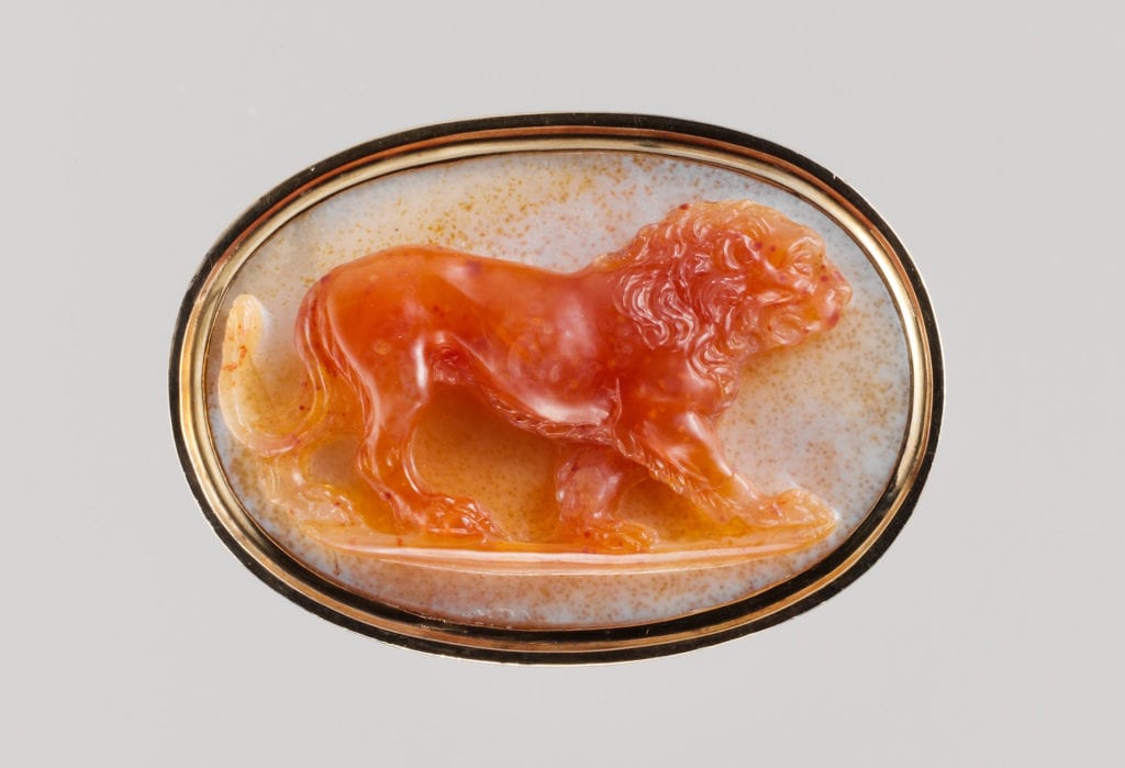 sardonyx cameo - Italian, onyx