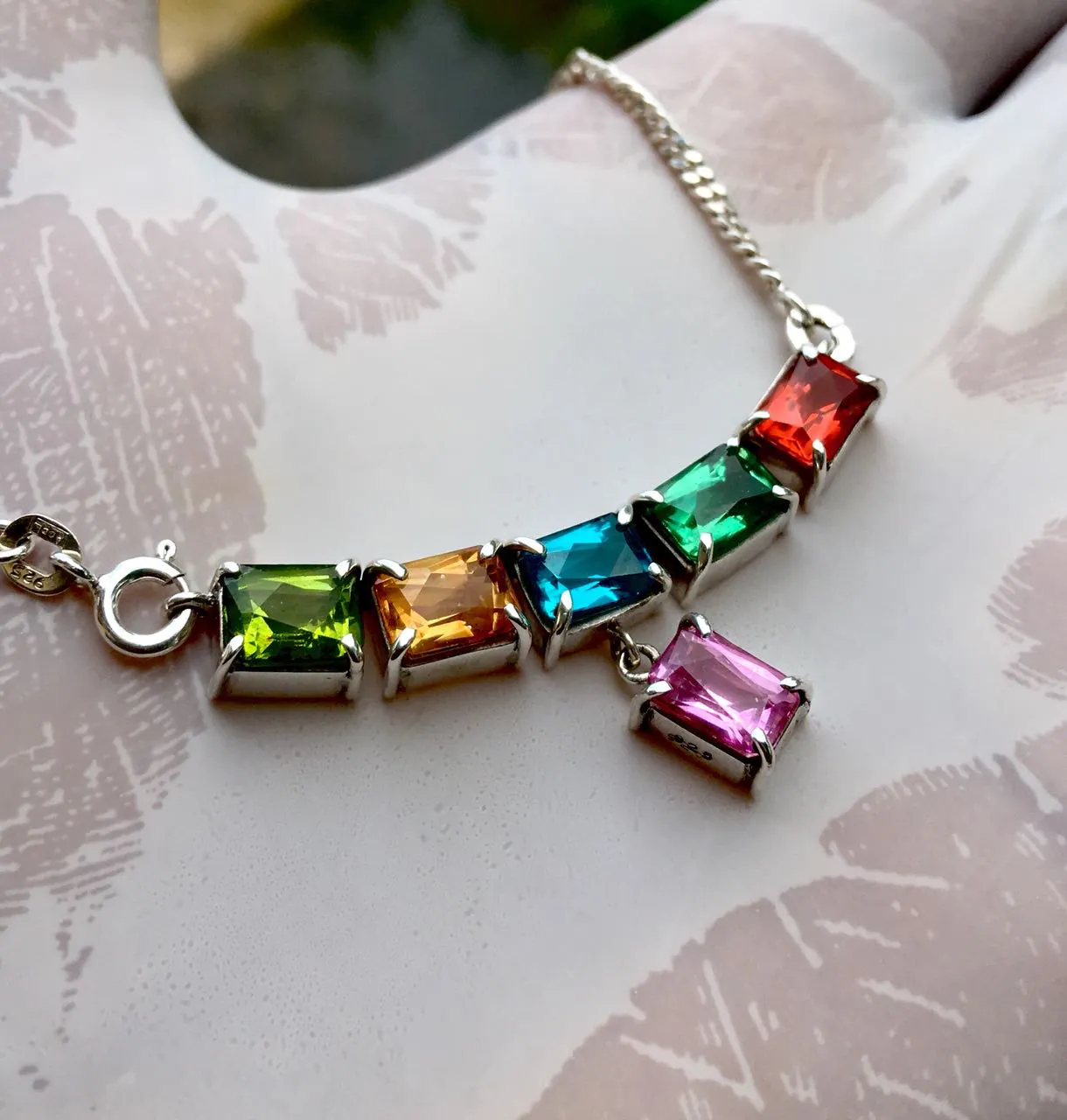 Center-Fused Color Treated Gemstones