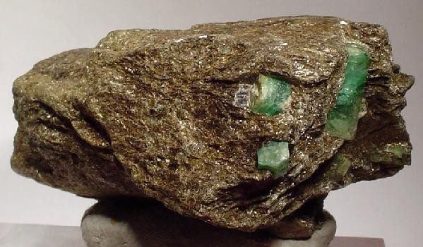 emeralds on matrix - Austria