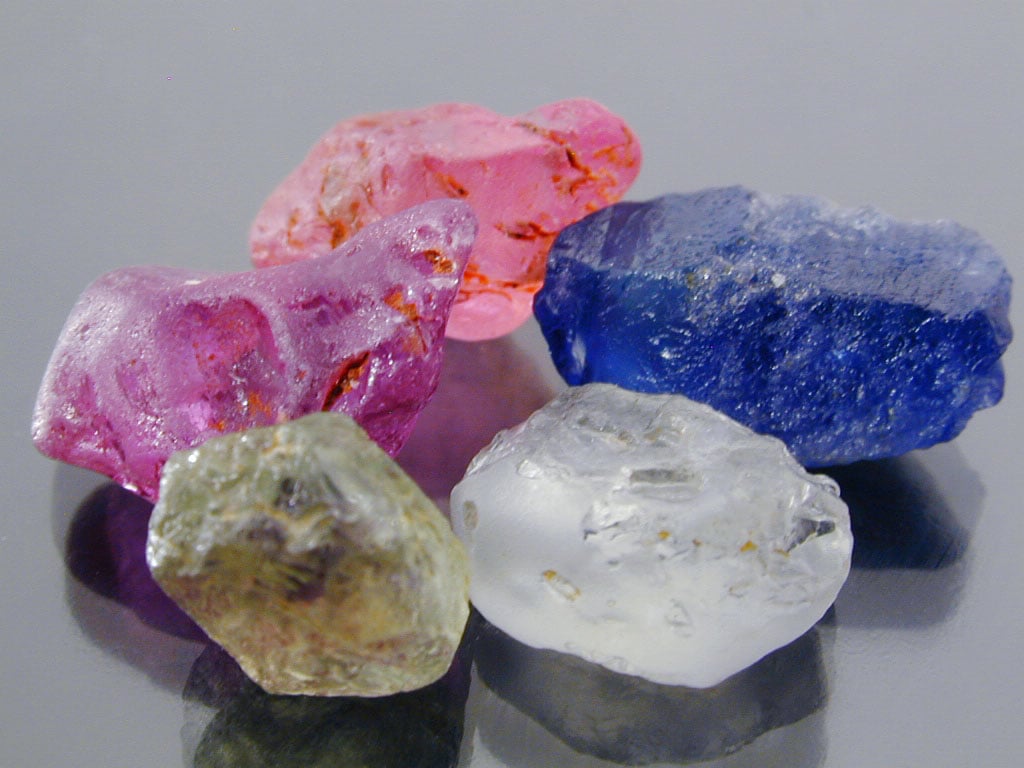 rough sapphires