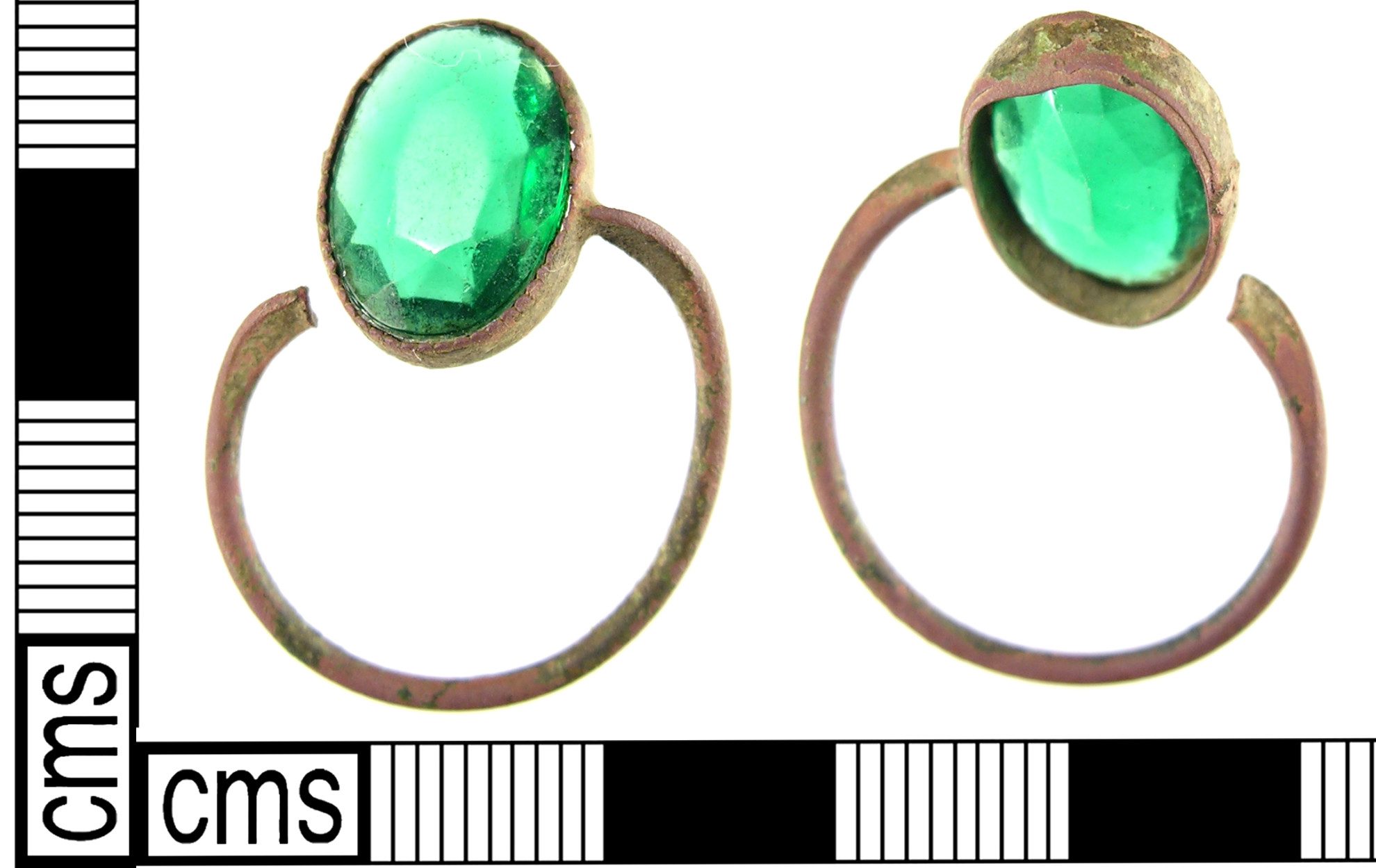 glass paste ring - glass gemstones