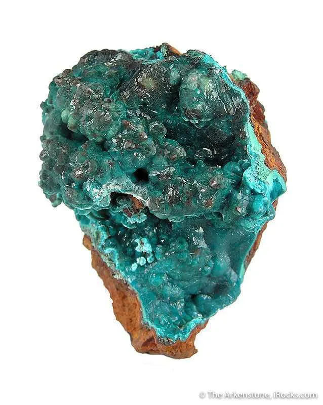 rosasite crystal specimen