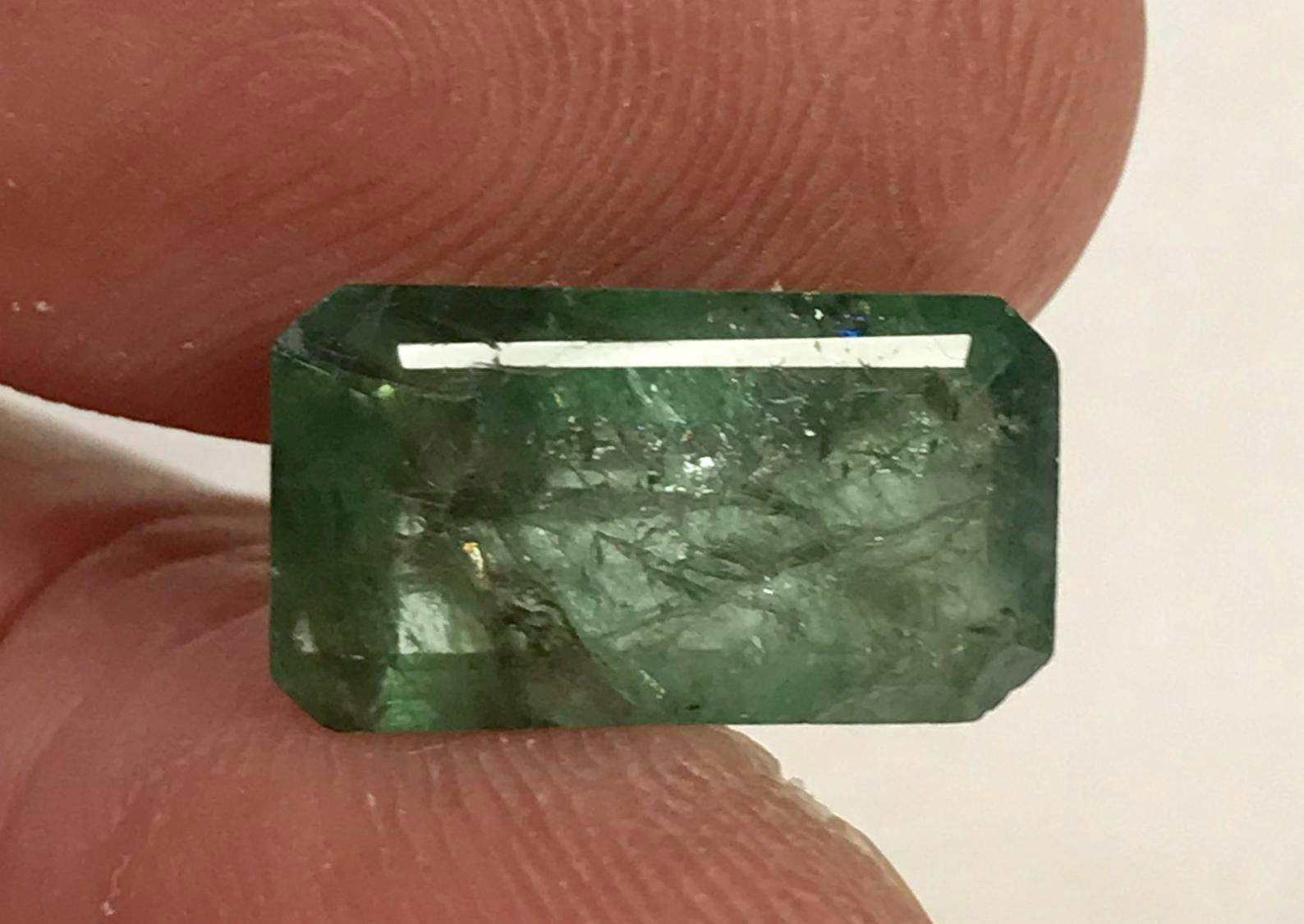 emerald with inclusions - Brazil