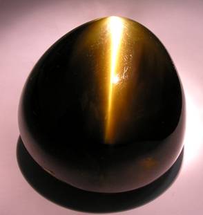 The world's largest cut cat's-eye chrysoberyl 465 carats 