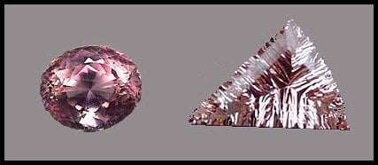 faceted morganites