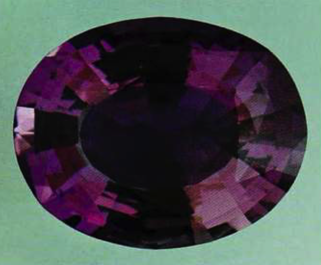 purple faceted scapolite - Tanzania