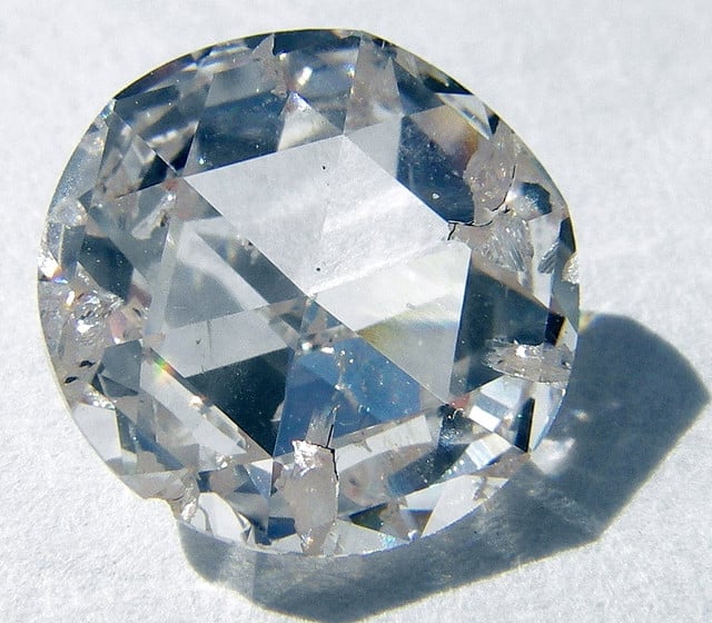 Synthetic Diamond with Flaws