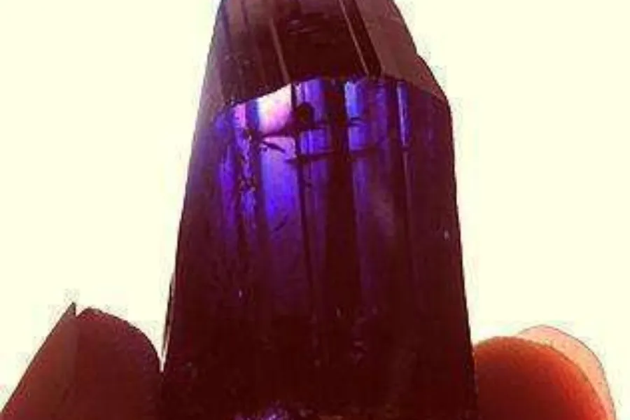tanzanite crystal - purple