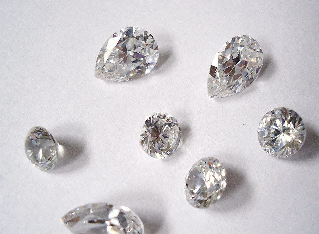 One of most well known varieties of synthetic gemstones, cubic zirconia may look like a diamond but has a distinct chemistry and physical structure. 