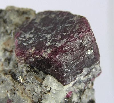 opaque ruby crystals - Norway