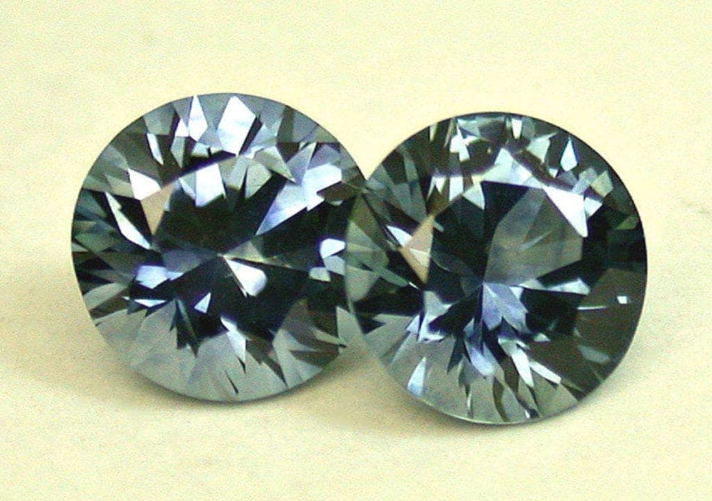 Rock Creek sapphires - matched pair