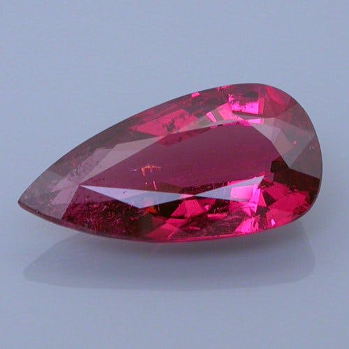 tourmaline 9 before - repaired and recut gems
