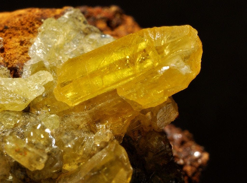 mimetite crystals - Thailand