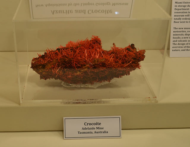 crocoite display - GeoFair