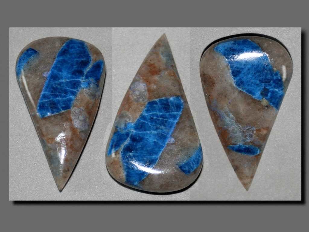 lazulites - cabochons