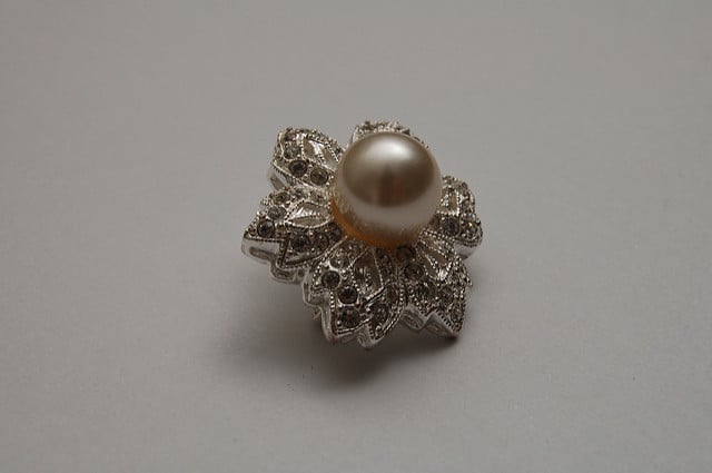 pearl symbolism - brooch