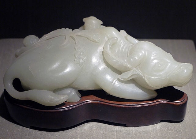 nephrite ornament - Qing Dynasty