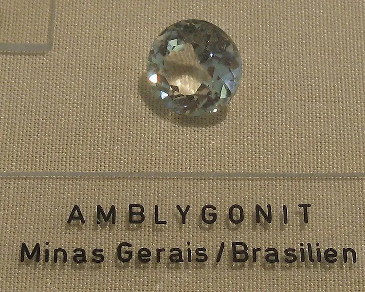 amblygonite - museum specimen