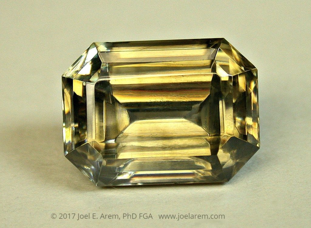 emerald-cut cerussite - Namibia