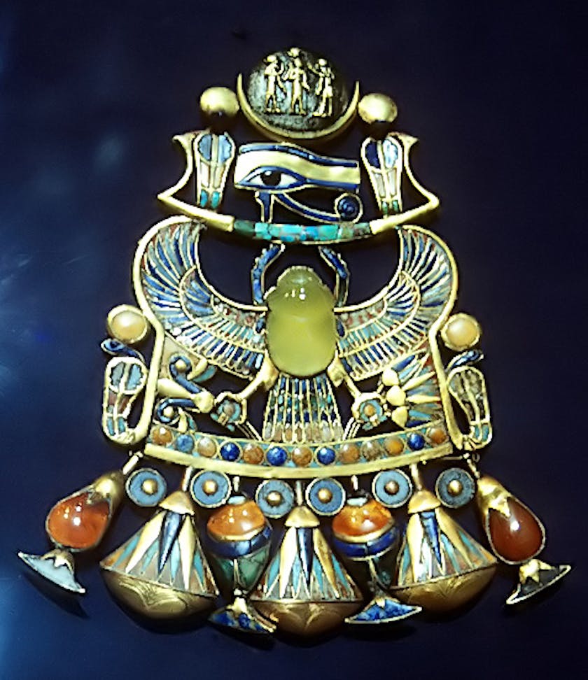 Libyan desert glass - King Tutankhamun’s pectoral