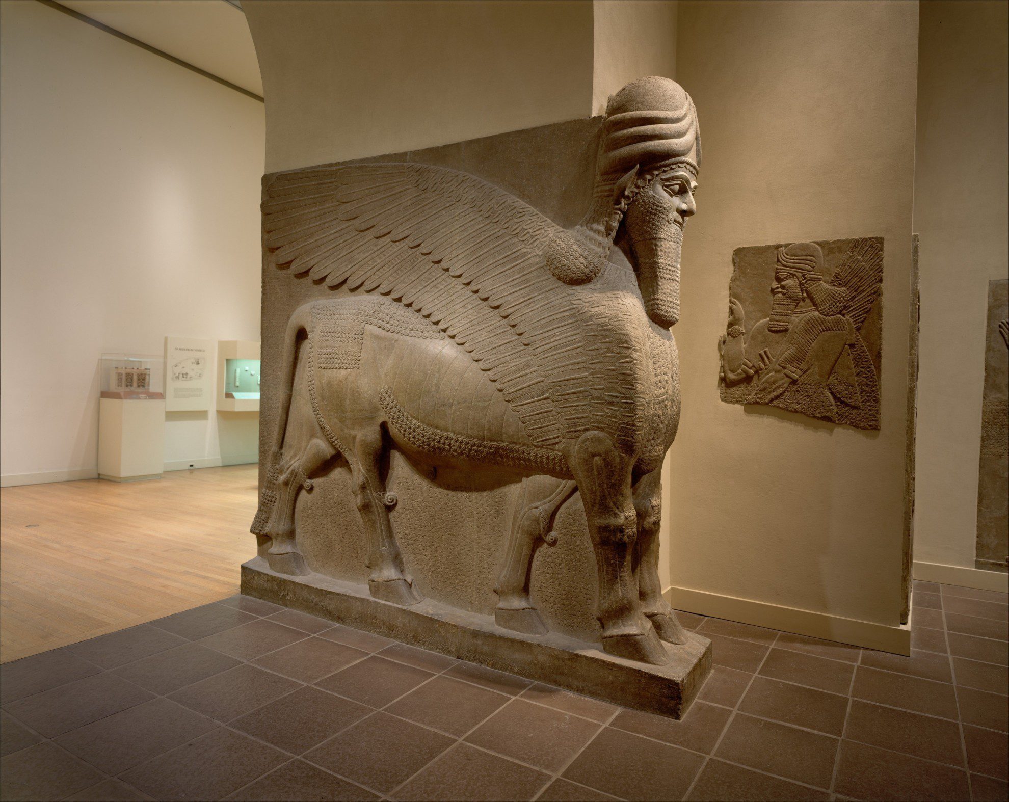 Mesopotamian alabaster relief - gypsum