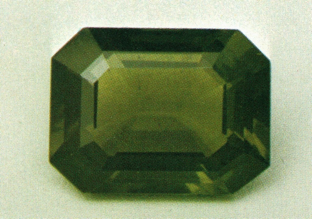 faceted ekanite - Sri Lanka