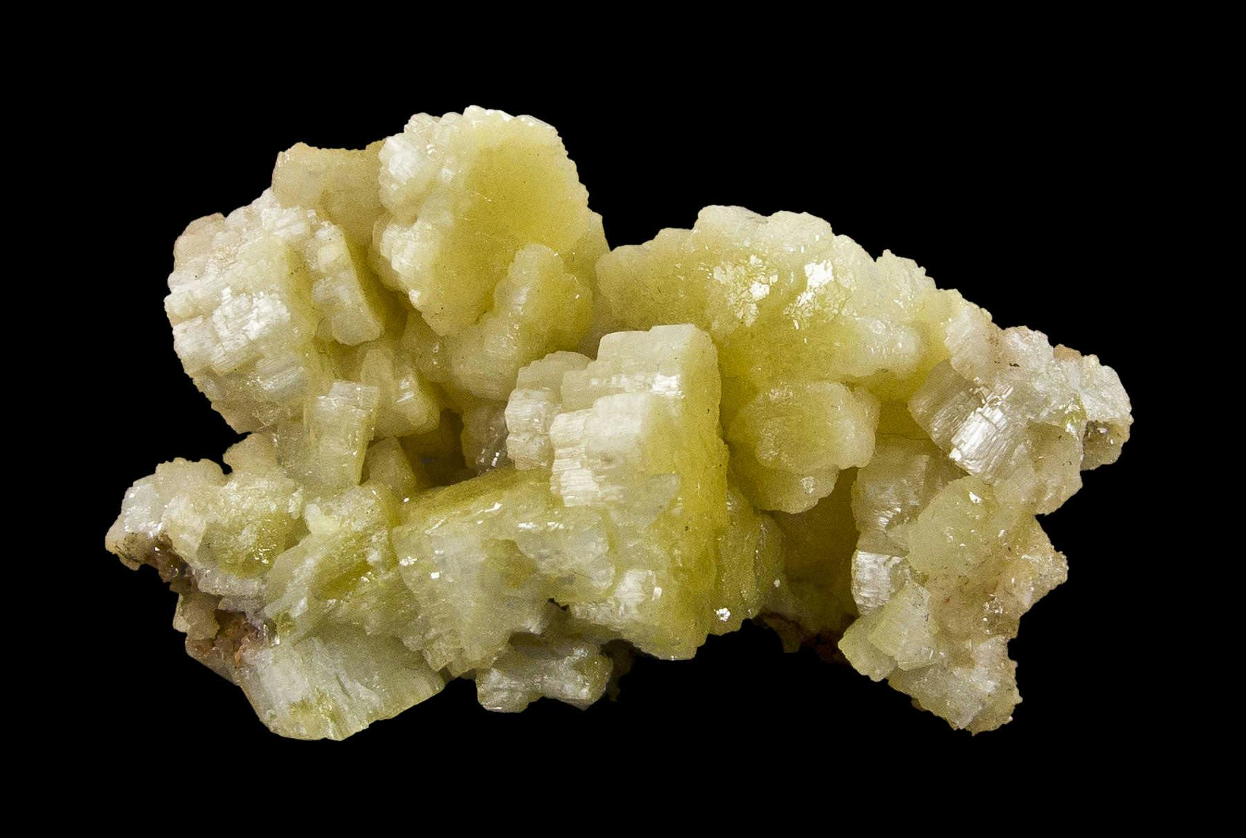 yellow "chromian" cerussite - Tasmania