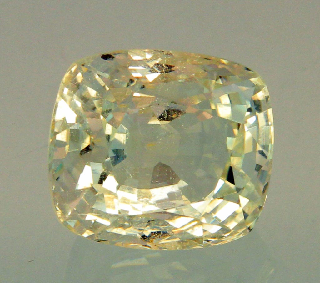 cushion-cut jeremejevite - Myanmar