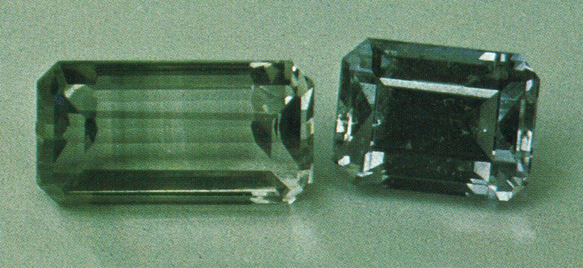 faceted jeremejevite - Russia