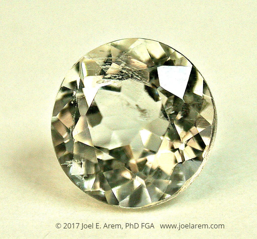 Faceted leucite, 2.15 cts - Italy