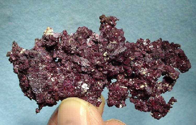crust of cuprite crystals - New Mexico
