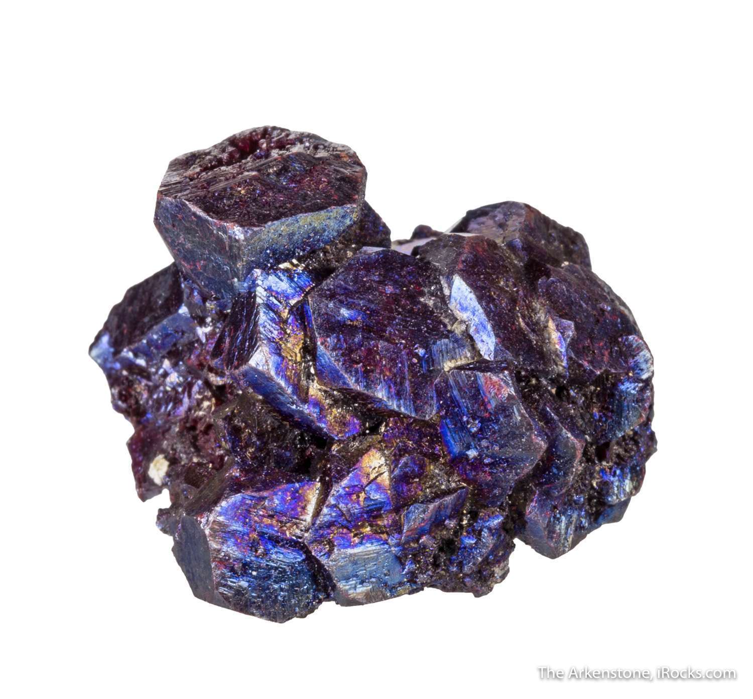 pyrargyrite crystals with iridescent patinas - Germany